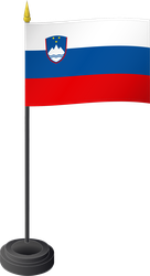 Tischflagge Slowenien