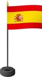 Tischflagge Spanien