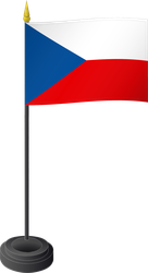 Tischflagge Tschechien