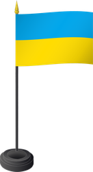 Tischflagge Ukraine