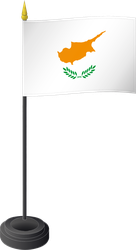 Tischflagge Zypern