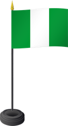 Tischflagge Nigeria