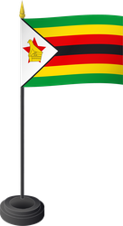 Tischflagge Simbabwe