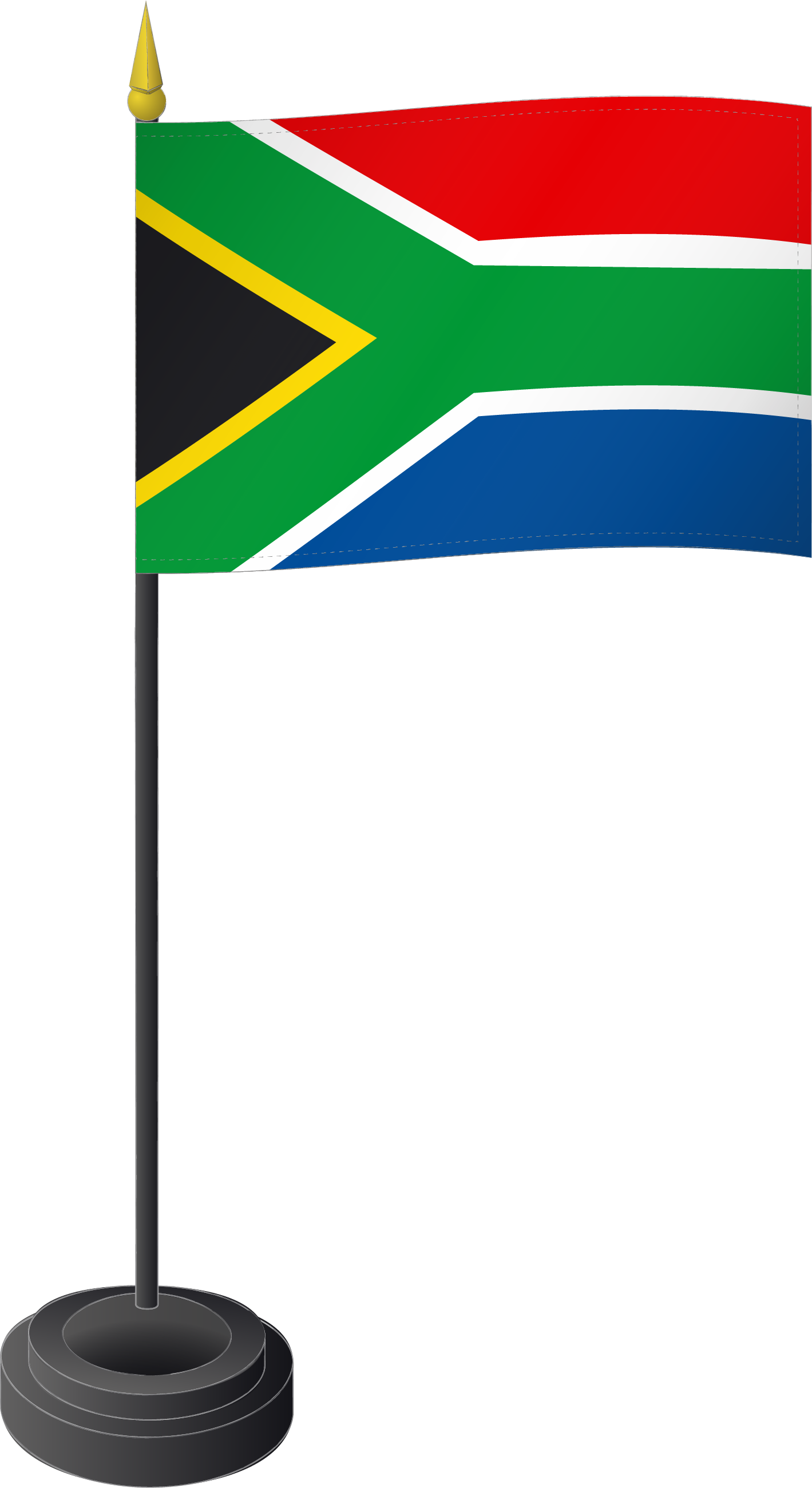 Fahne Tischflagge Südafrika 