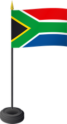 Tischflagge Südafrika