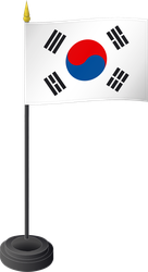 Tischflagge Südkorea