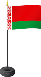 Tischflagge Weissrussland