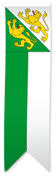 Drapeau pour candélabre PREMIUM 80 x 300 cm, Thurgovie