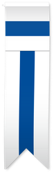 Drapeau pour candélabre PREMIUM 80 x 300 cm, Zoug