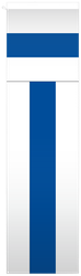 Drapeau pour candélabre ROYAL, Zoug