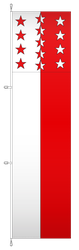 Hissfahne ROYAL, Wallis