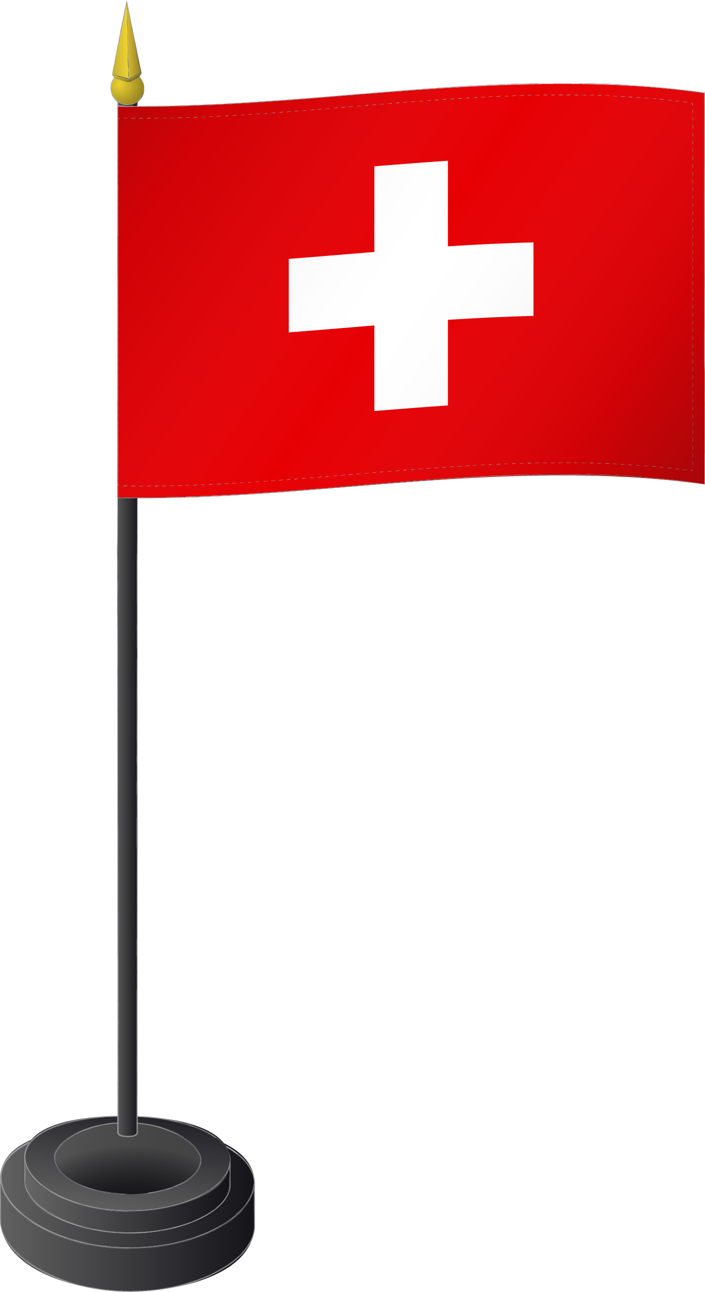 12 x 12 cm Tischfahne Schweiz Kanton Basel-Land Tischflagge