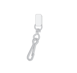 Stoffschlaufe mit Karabiner