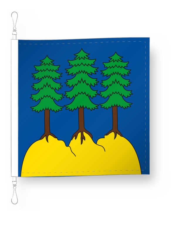 Gartenflagge 'Landleinen' (Schweiz) – 30,5x45,7 Cm, Doppelt Genäht