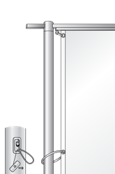 Auslegermast DELUXE 10m