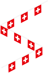 Guirlande en tissu, Suisse