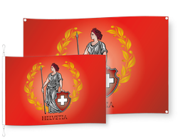 Helvetia mit Kranz