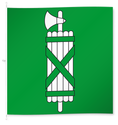 Drapeau à hisser imprimé, Saint-Gall