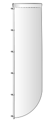 Ausleger-Hissfahne VARIO, HFA MOON
