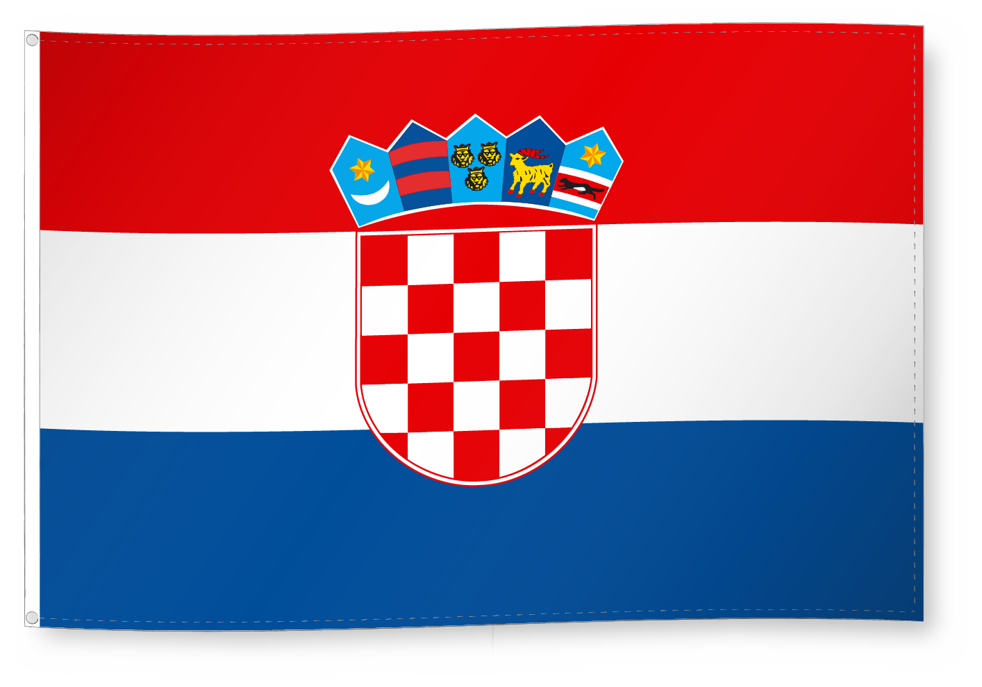 Kroatien Flagge